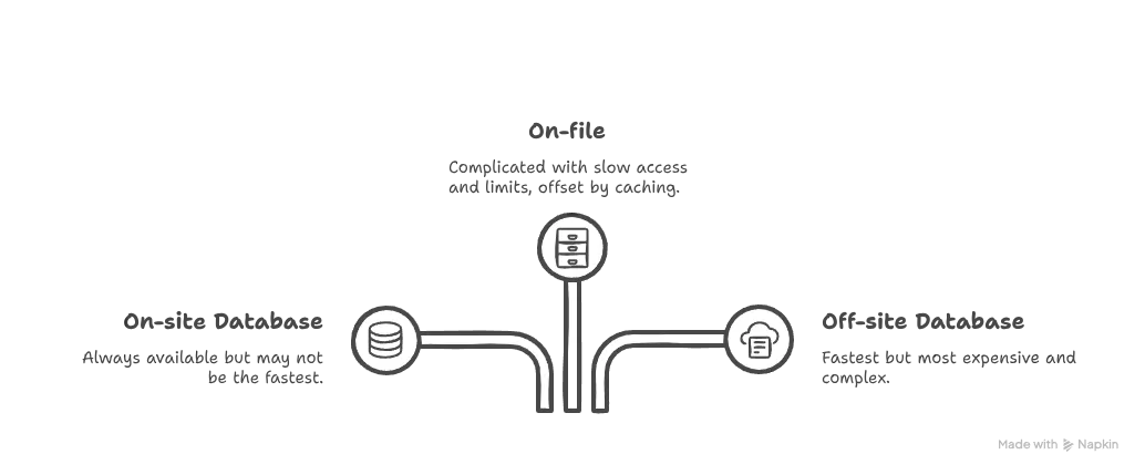 Possible index locations chart
